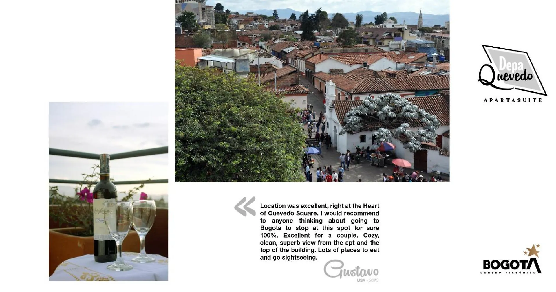 Depa Quevedo: Trendy Flat in Bogota's Historic Candelaria