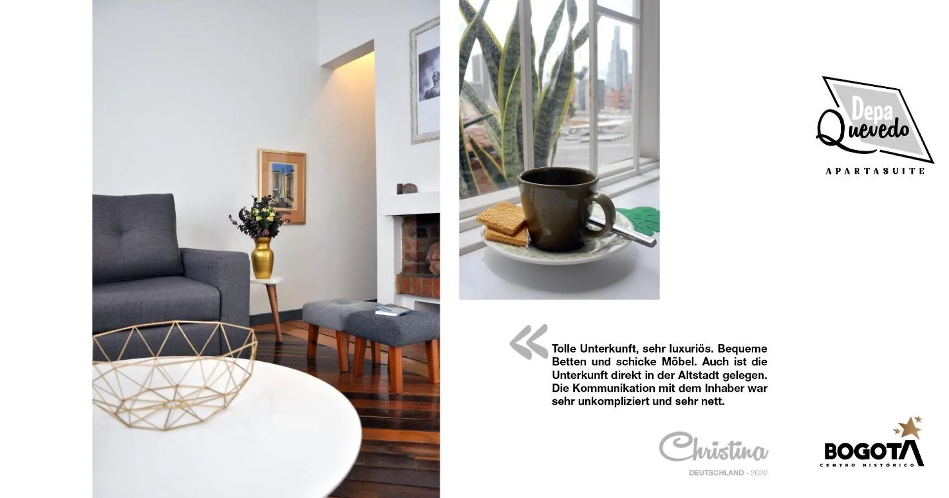 Depa Quevedo: Trendy Flat in Bogota's Historic Candelaria Colombia