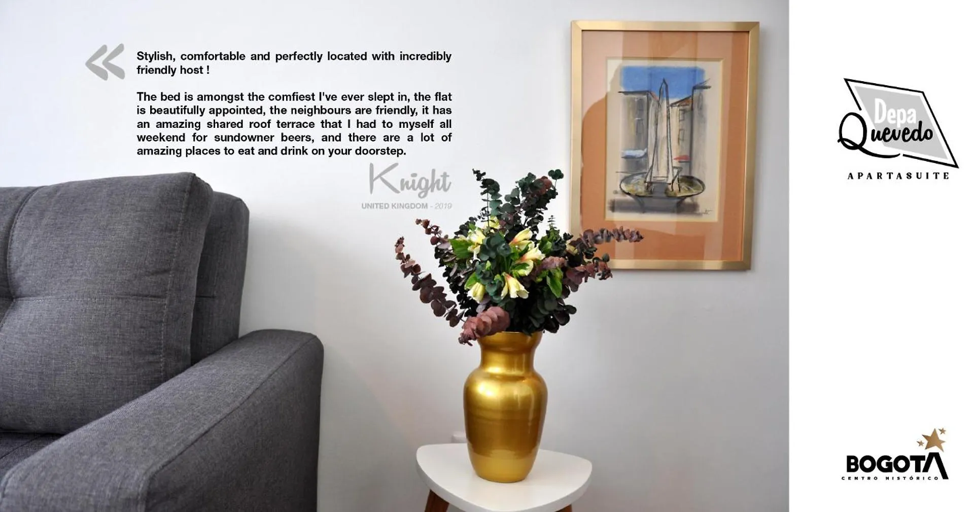 Depa Quevedo: Trendy Flat in Bogota's Historic Candelaria Colombia